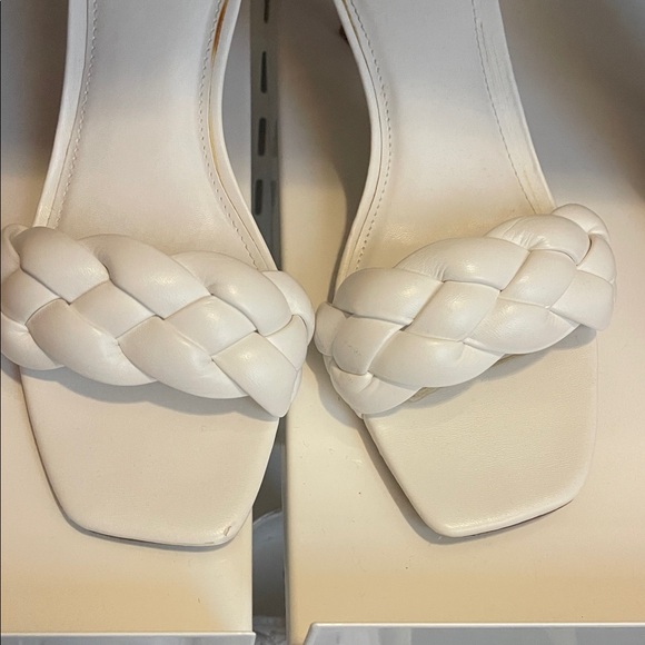 INC International Concepts Shoes - INC International Concepts White Braided Sandals
